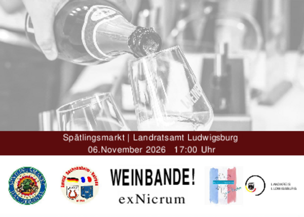 Weinprobe im Großen Saal