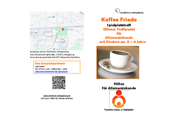 Kaffee Frieda - Termine 2.Halbjahr 2026
