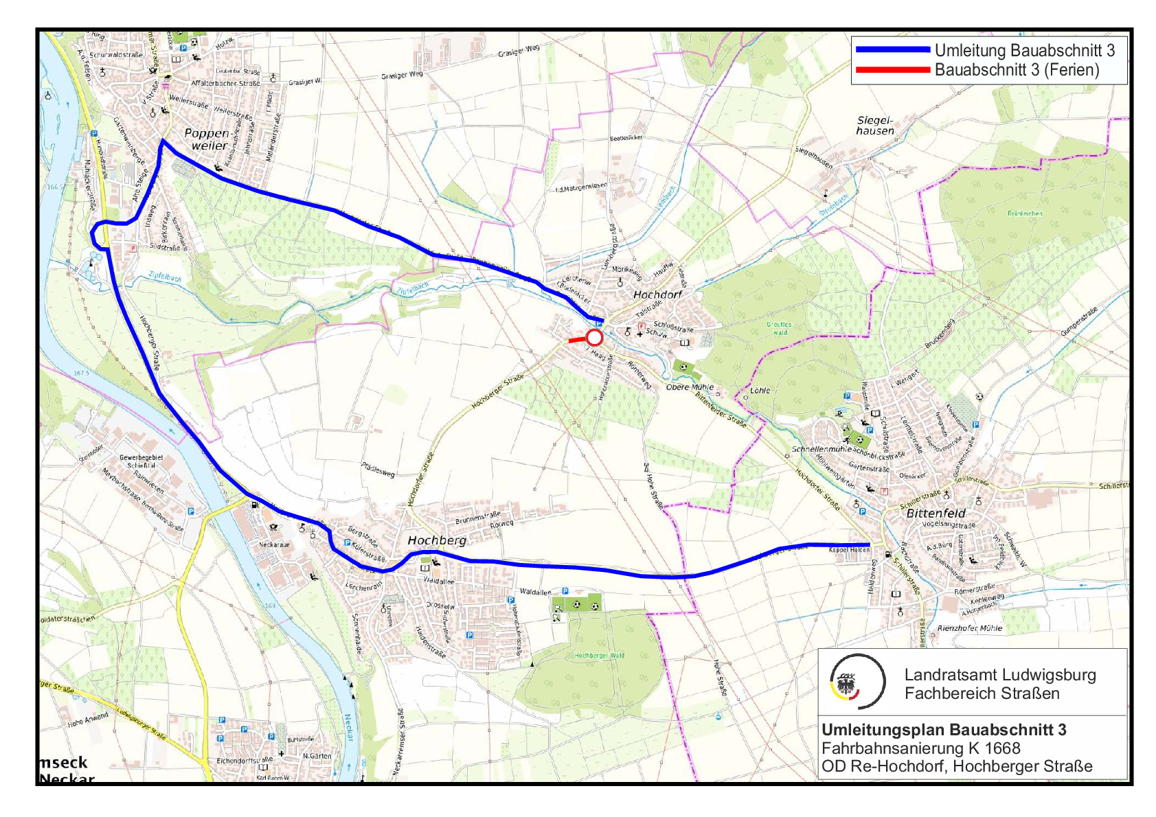 Übersicht Umleitung BA 3 K 1668 Re-Hochdorf.cdr