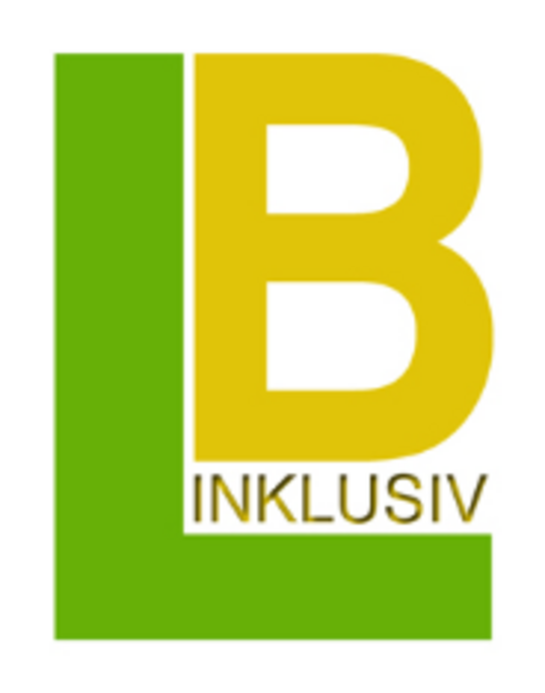 Logo mit den Buchstaben „L“ für Ludwigsburg in Grün und „B“ für Beirat in Gelb, gefolgt von dem Wort „INKLUSIV".