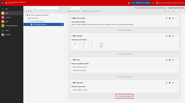 L'image montre une interface utilisateur d'un logiciel, avec un menu de navigation sur la gauche et une zone de texte principale à droite. Des éléments tels que des titres, des options de téléchargement et des sections de contenu sont visibles, indiquant une plateforme pour créer ou gérer des documents.