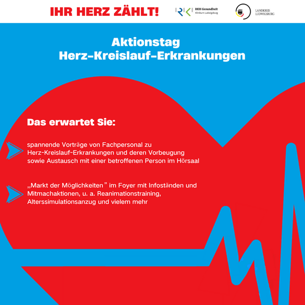 Aktionstag Herz-Kreislauf-Erkrankungen – Ihr Herz zählt!