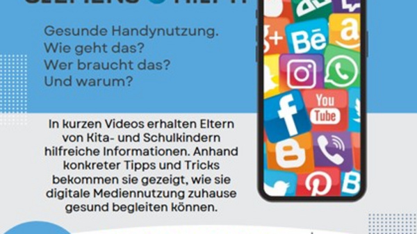 Clemens hilft! Informiert über gesunde Handynutzung für Eltern von Kita- und Schulkindern. Kurze Videos bieten Tipps und Tricks zur digitalen Mediennutzung zu Hause. Zugangsdaten können angefordert werden, weitere Informationen sind auf der angegebenen Website verfügbar.