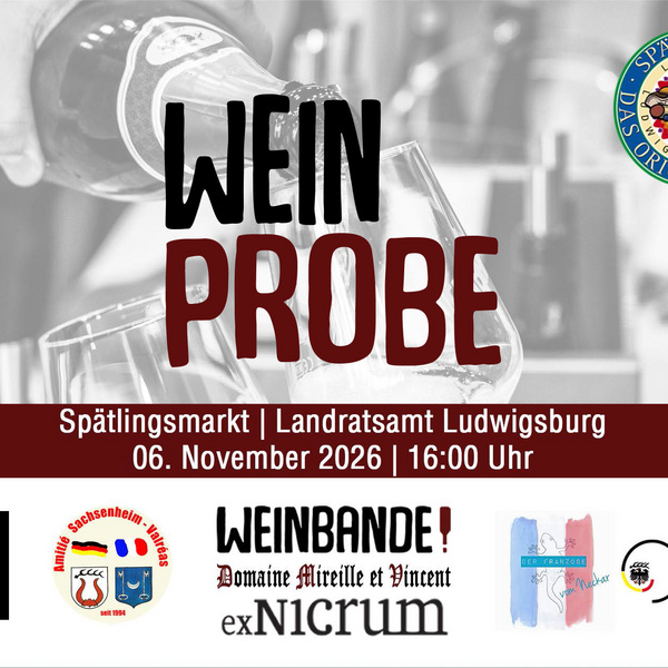 Event Teaserbild: Weinprobe im Großen Saal