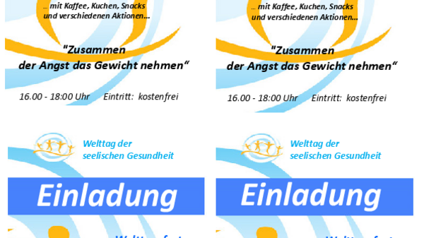 Teaserbild für Welttag der Seelischen Gesundheit am 10. Oktober:  Zusammen der Angst das Gewicht nehmen – Informationen und Aktionen in der BBQ Bildung und Berufliche Qualifizierung gGmbH