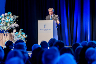 Rainer Gessler during his speech.
