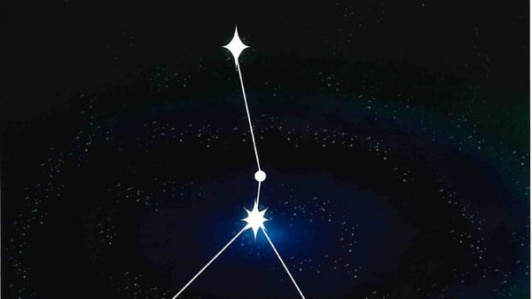 Il poster presenta la scritta "Krebs lieber als Sternzeichen", accompagnata da un'immagine stellare. Sottolinea l'importanza di vaccinarsi contro l'HPV e l'epatite B, incoraggiando la protezione della salute.